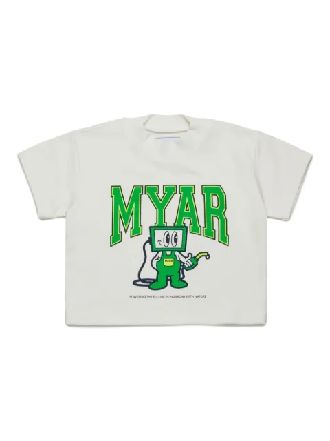 MYAR KIDS playera con logo estampado