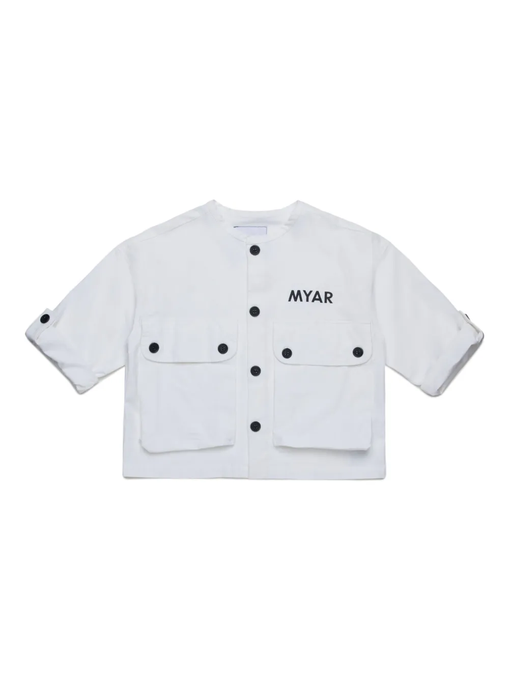 MYAR KIDS logo-print shirt | White | Image 1