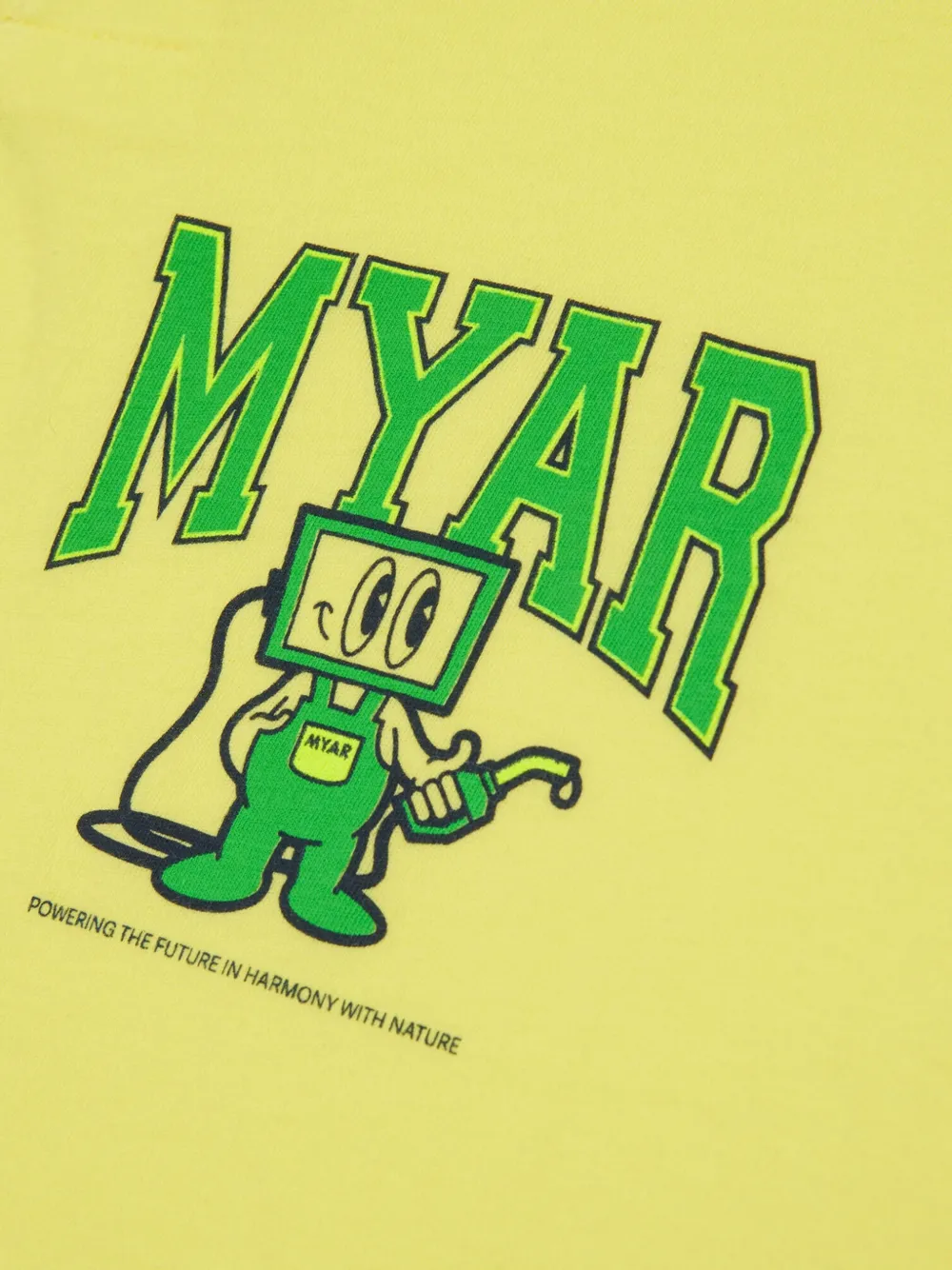 Myar T-shirt Senza Maniche In Cotone Deadstock In Yellow