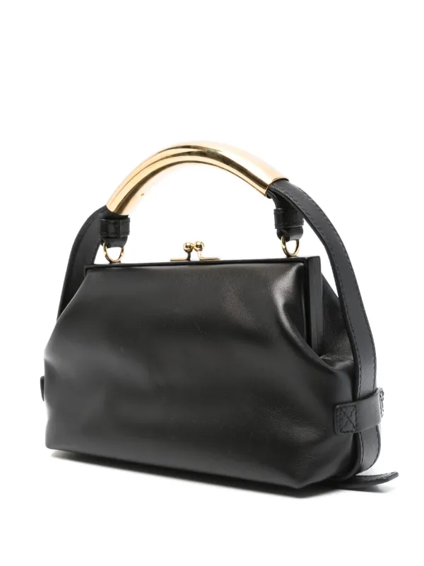 【MOSCHINO】レザー トートバッグ Moschino レザー トートバッグ | ブラック | FARFETCH JP