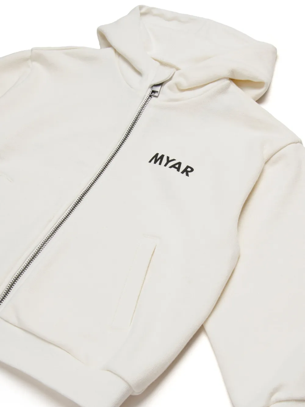 MYAR KIDS Hoodie met logoprint Wit