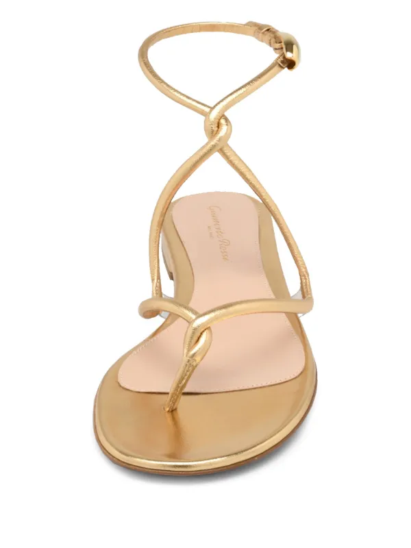 【★完売必至★】Gianvito Rossi ☆ BLACK MAMBA FLAT サンダル G32557.05RIC.NUGNETR_1.jpg