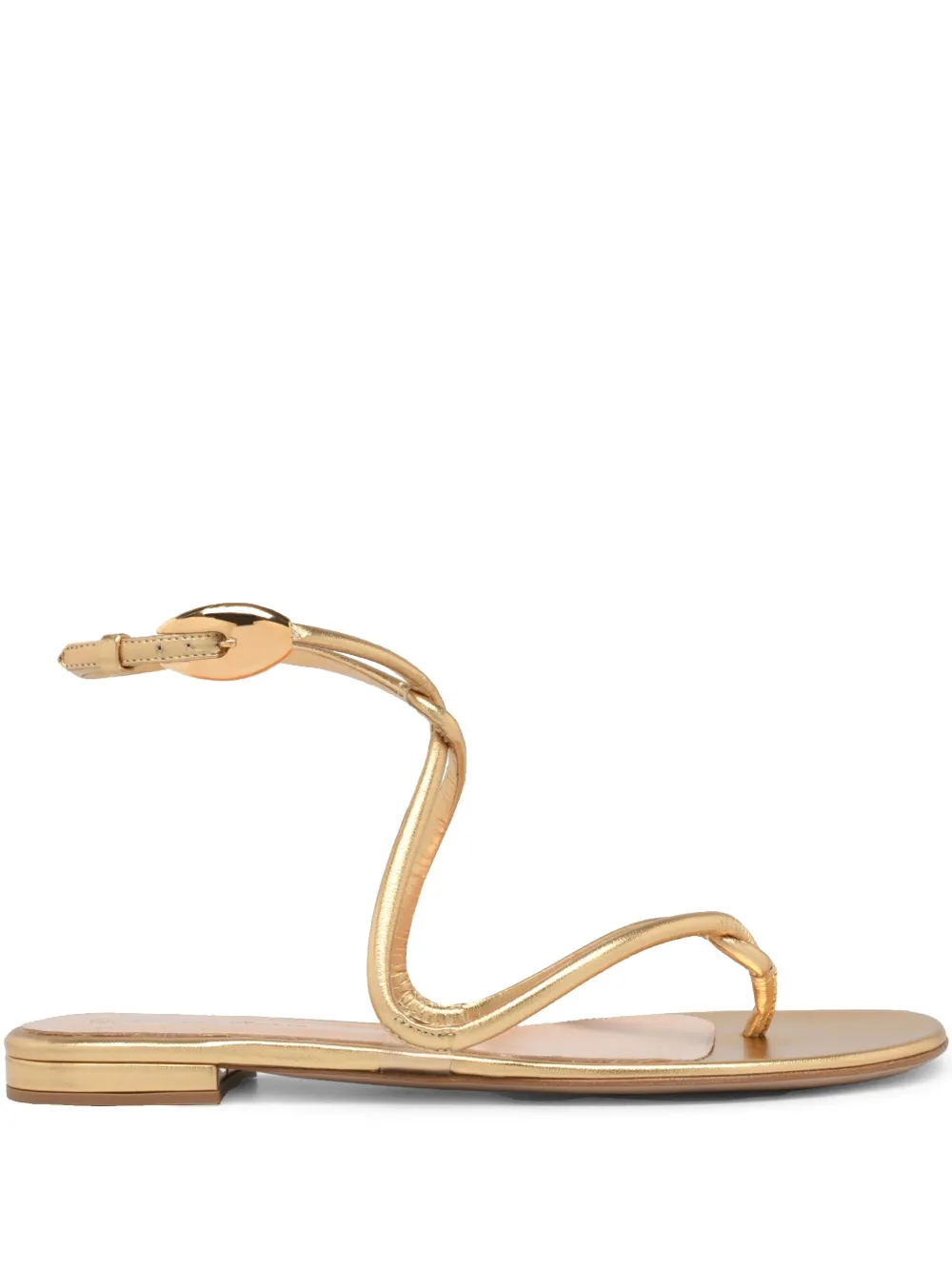 Gianvito Rossi Black Mamba sandals Gold