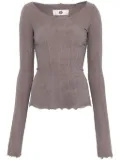 Marc Le Bihan textured top - Grey