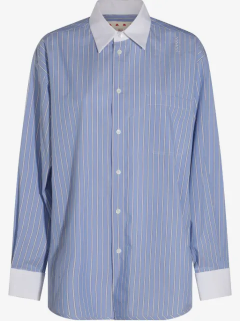 Marni striped poplin shirt