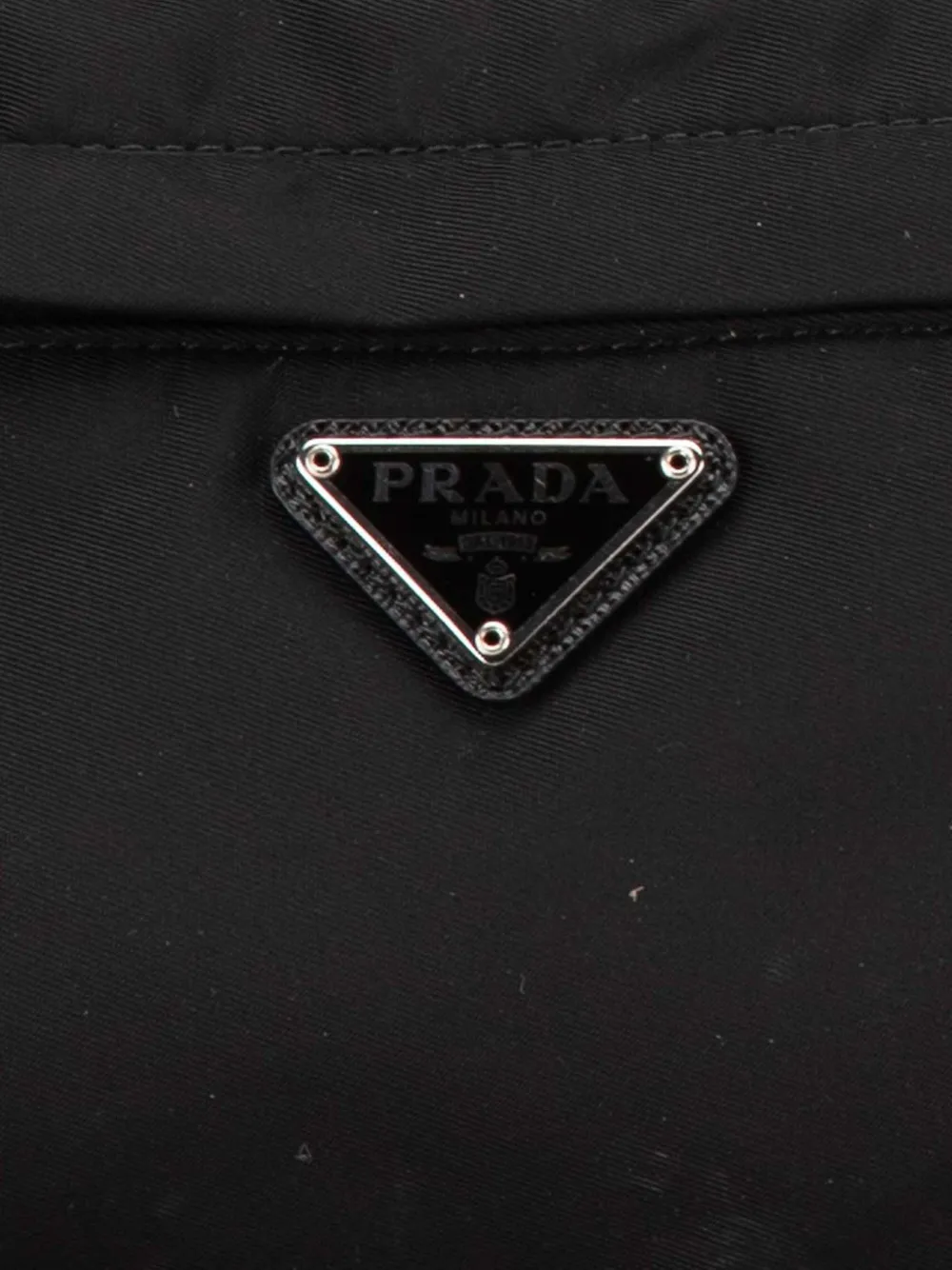 Pre-owned Prada 2000-2013 Tessuto And Saffiano Multi Pocket Belt Bag In 黑色