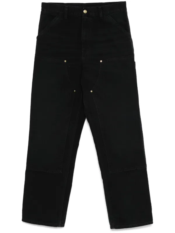 パンツ Carhartt WIP Double Knee Black 30 Carhartt WIP Double Knee Trousers | Black | FARFETCH CA