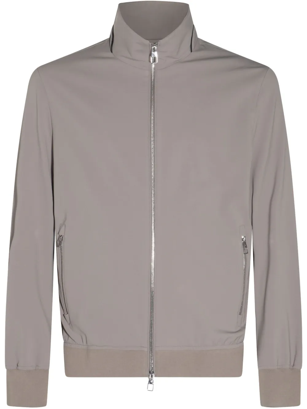 zip-up bomber jacket