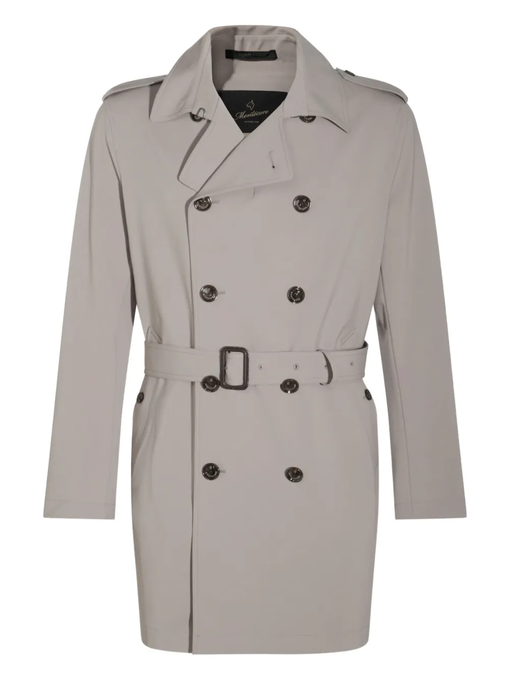 double-breasted trench coat