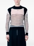 Jean Paul Gaultier Marinière sweater - White