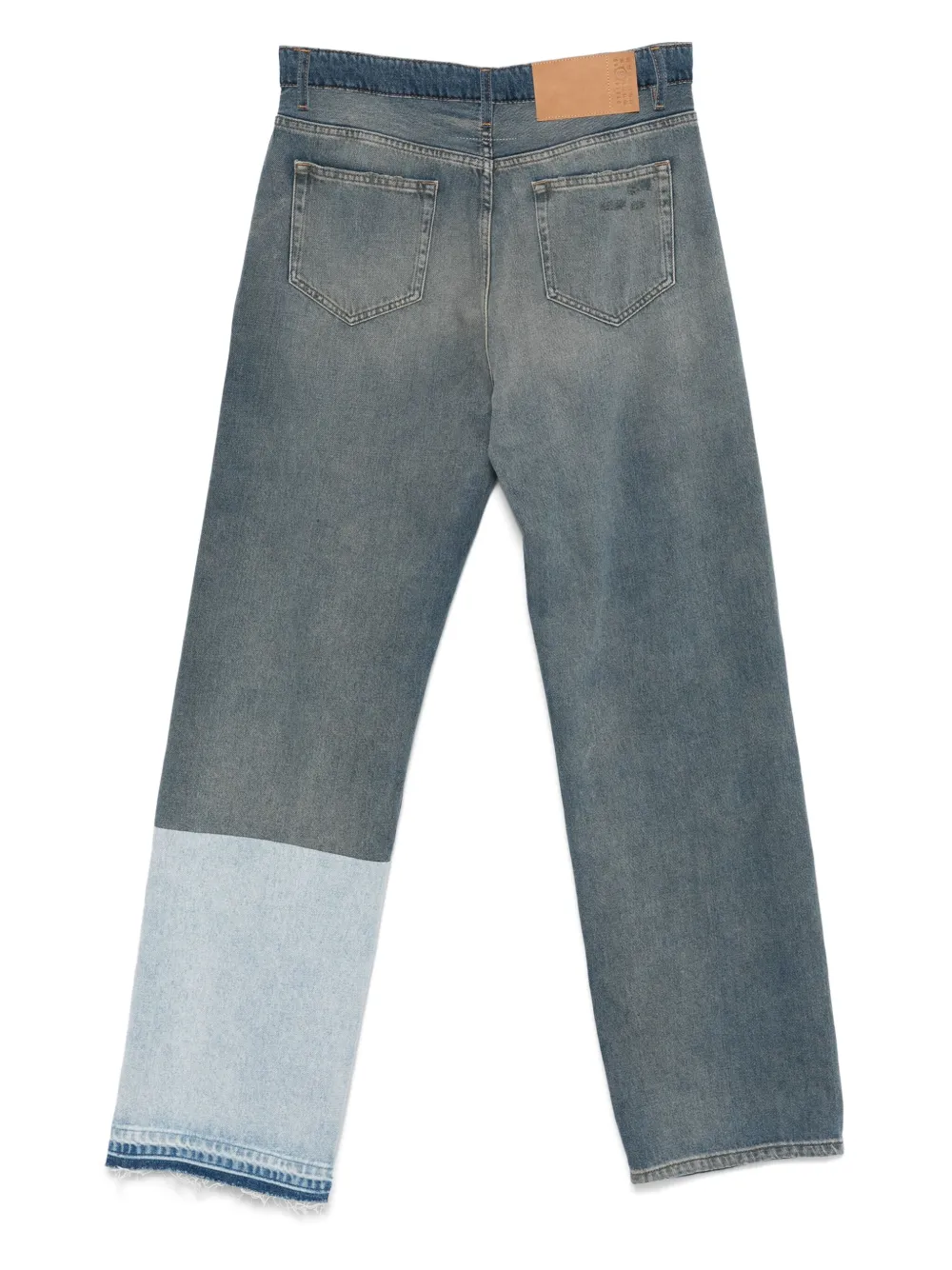 MM6 Maison Margiela Jeans met colourblocking - Blauw