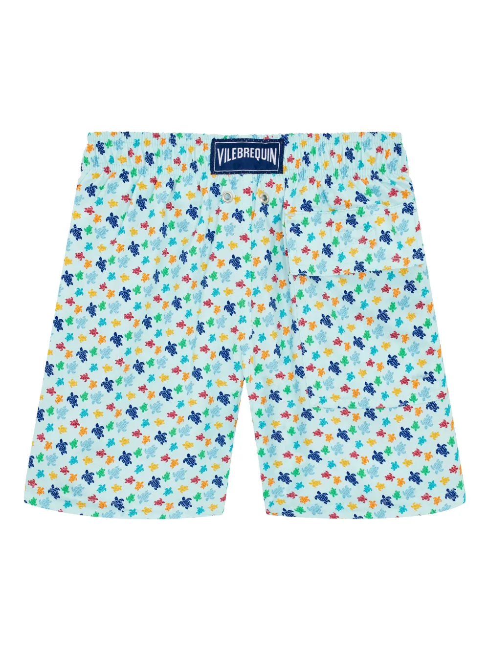 Vilebrequin Kids Ronde Des Tortues Rainbow swim shorts - Blauw