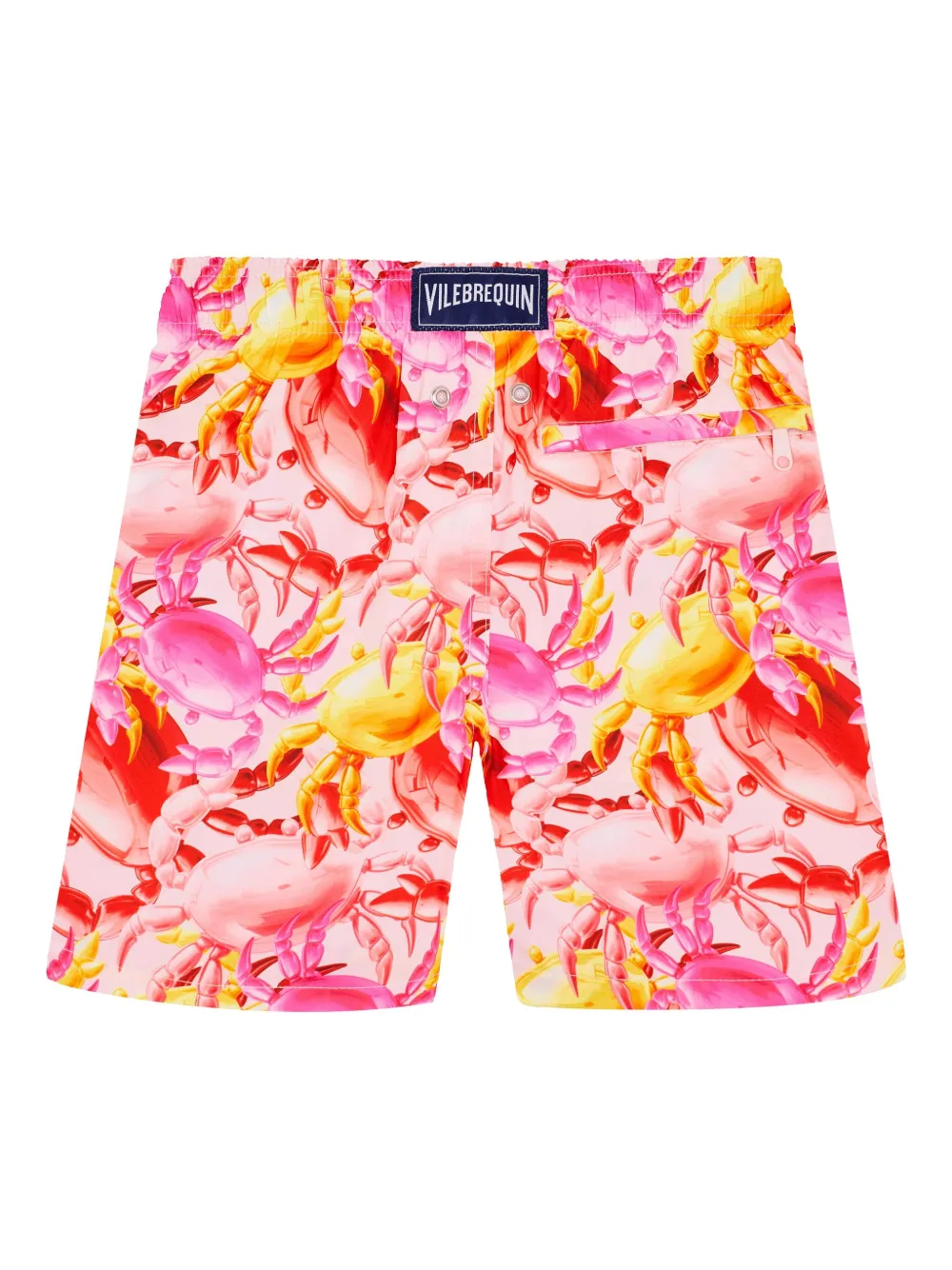 Vilebrequin Kids crab-print swim shorts - Roze