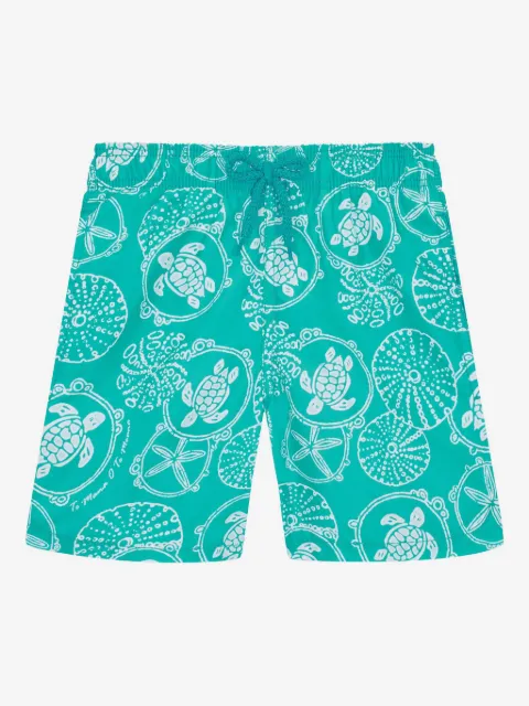 Vilebrequin Kids short de bain à motif tortue