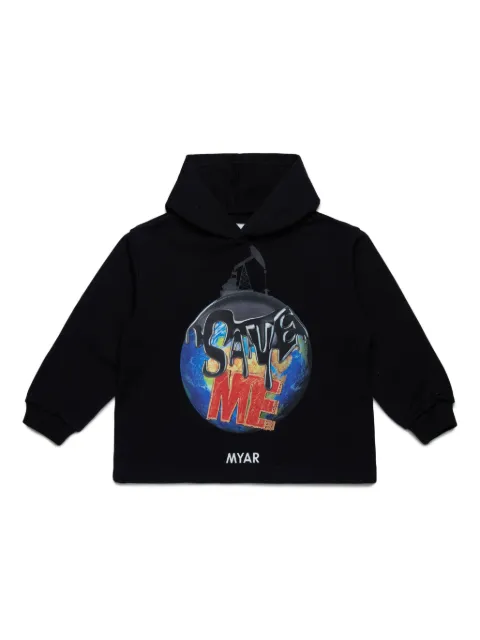 MYAR KIDS graphic-print hoodie
