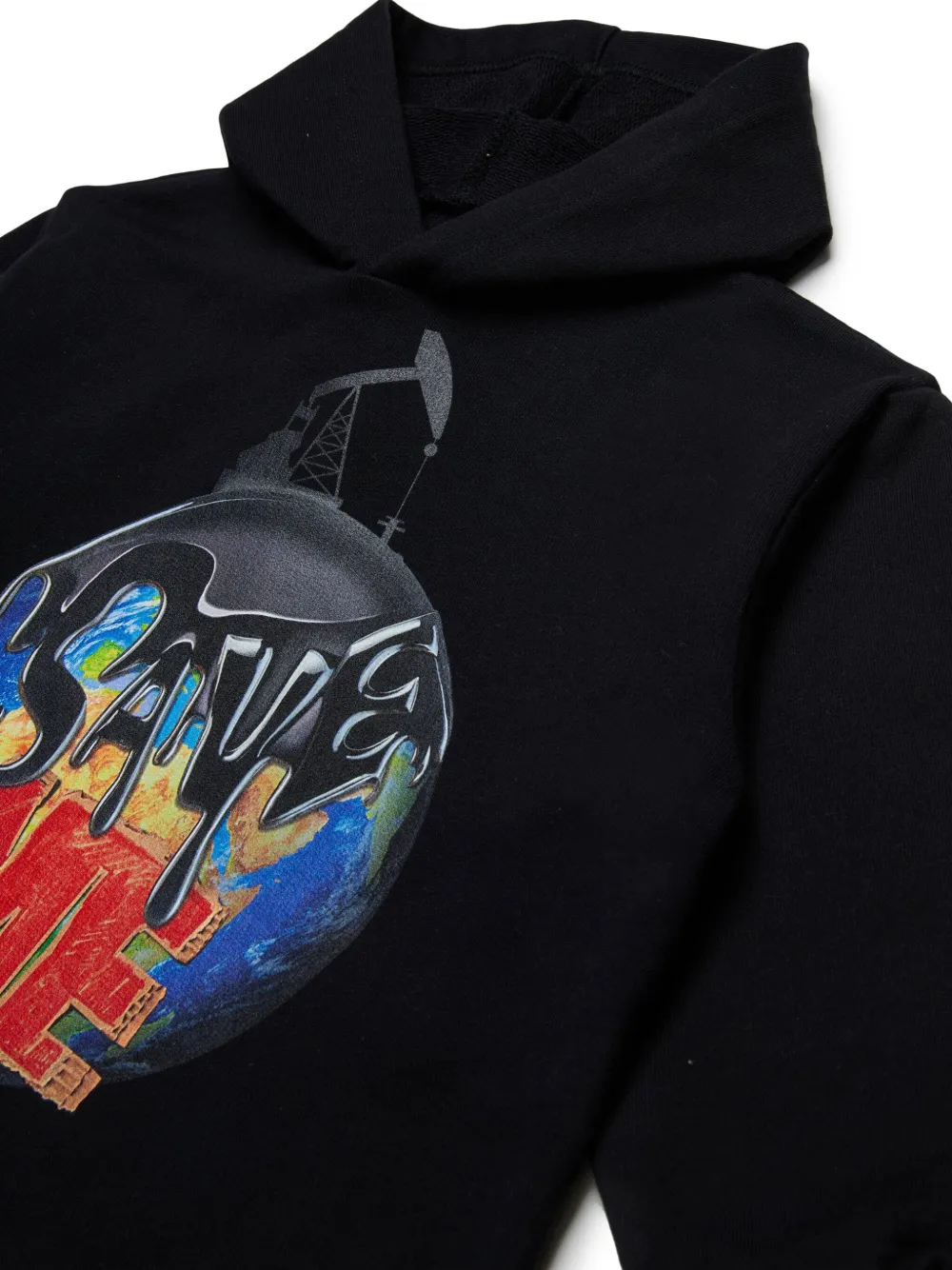 MYAR KIDS Hoodie met print Zwart