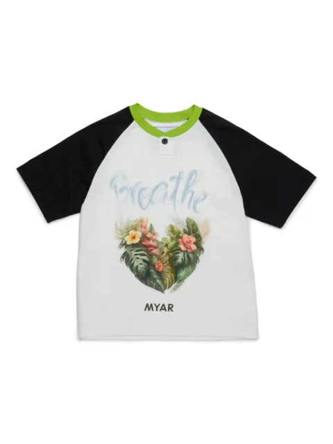 MYAR KIDS playera con estampado floral