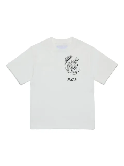 MYAR KIDS logo-print T-shirt