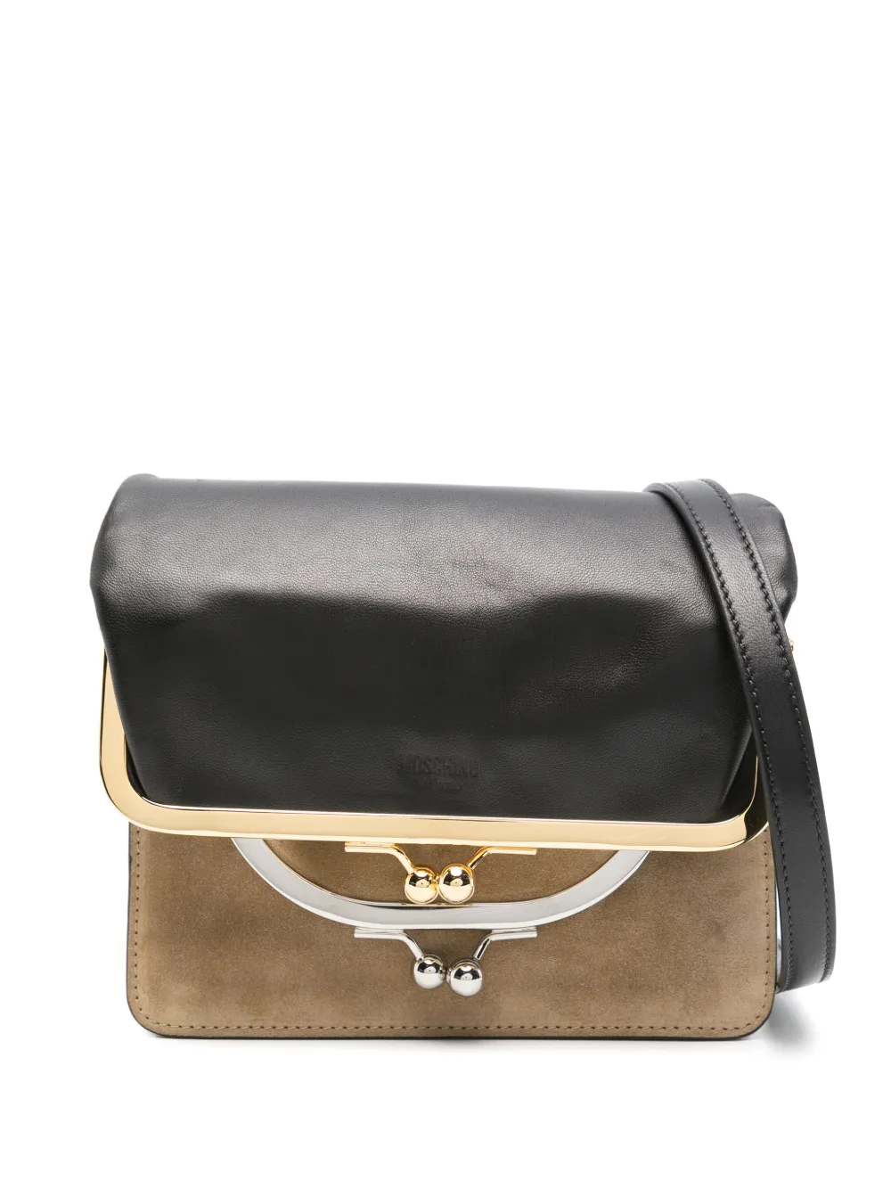 Moschino Double ショルダーバッグ - ブラック Moschino Double ショルダーバッグ - ブラック