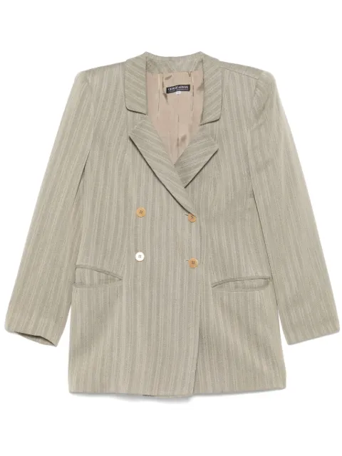 Giorgio Armani Pre-Owned 1980s striped blazer