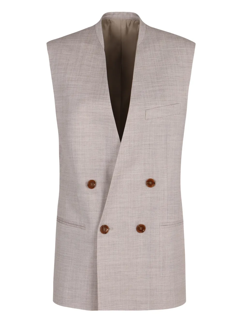 Shop Philosophy Di Lorenzo Serafini Double-breasted Vest