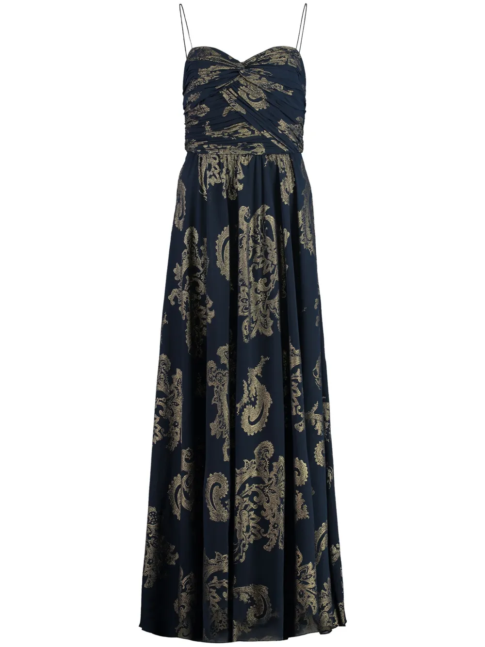 Lauren Ralph Lauren ジャカードペイズリードレス - ブルー Lauren Ralph Lauren ジャカードペイズリードレス - ブルー