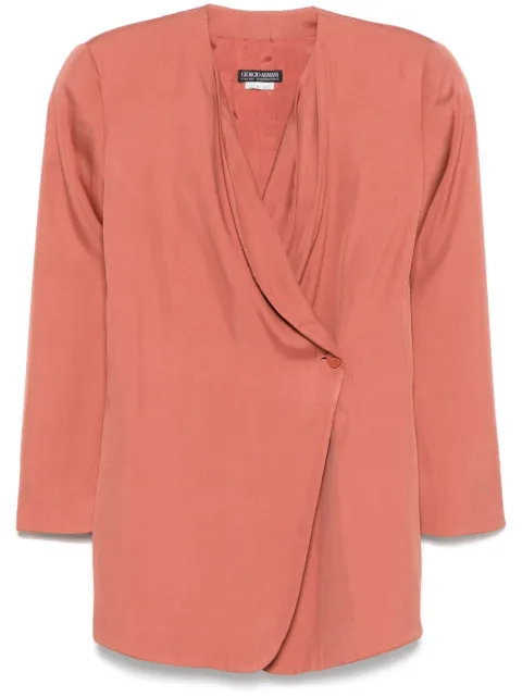 Giorgio Armani Pre-Owned 1980s silk blazer 