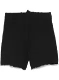 Marc Le Bihan textured shorts - Black