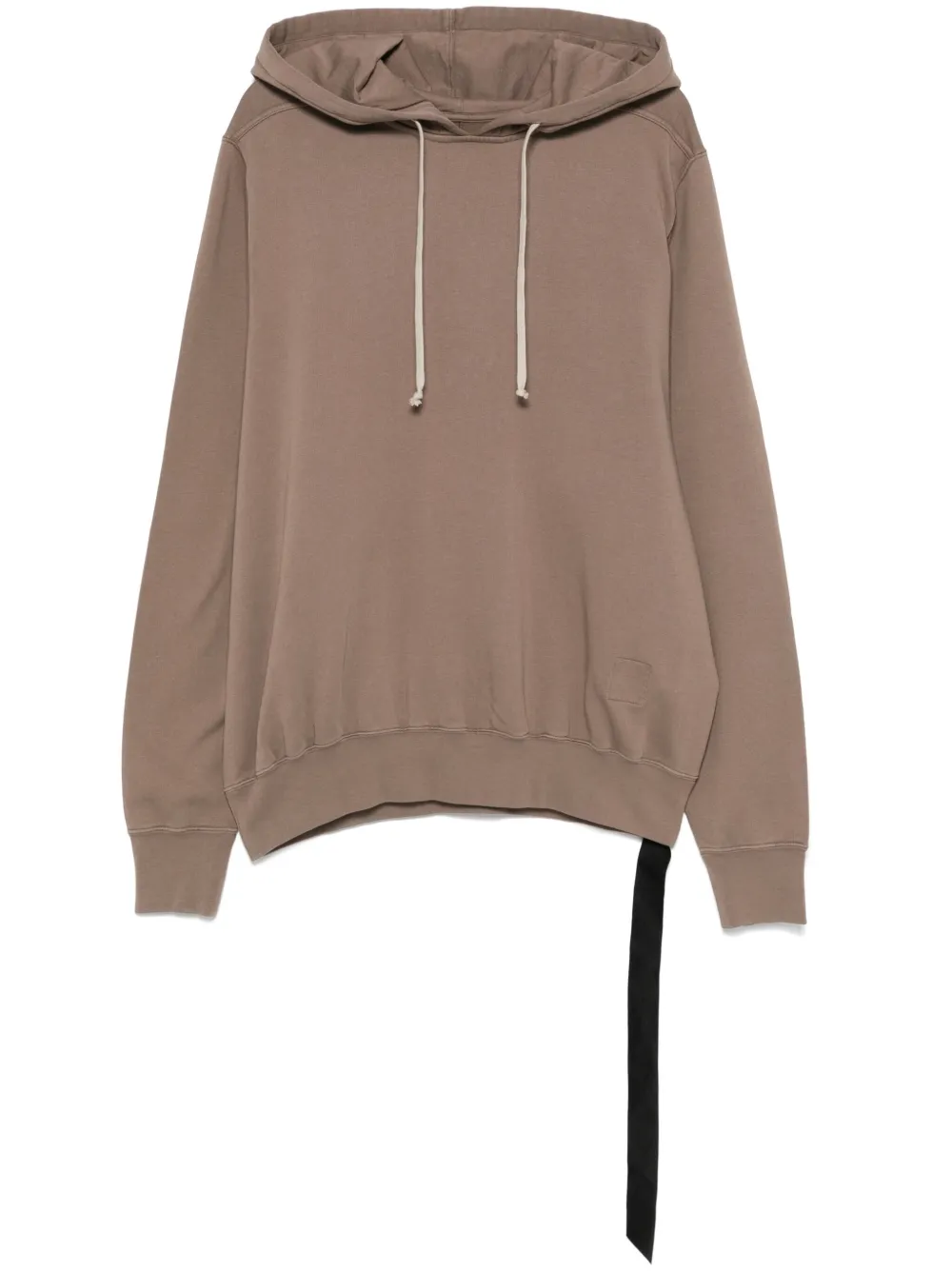 Rick Owens Drkshdw Cotton Hoodie In Brown