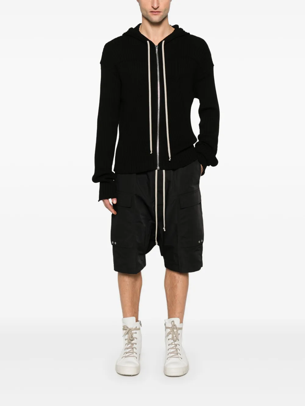 Rick Owens Cargo Pods shorts - Zwart