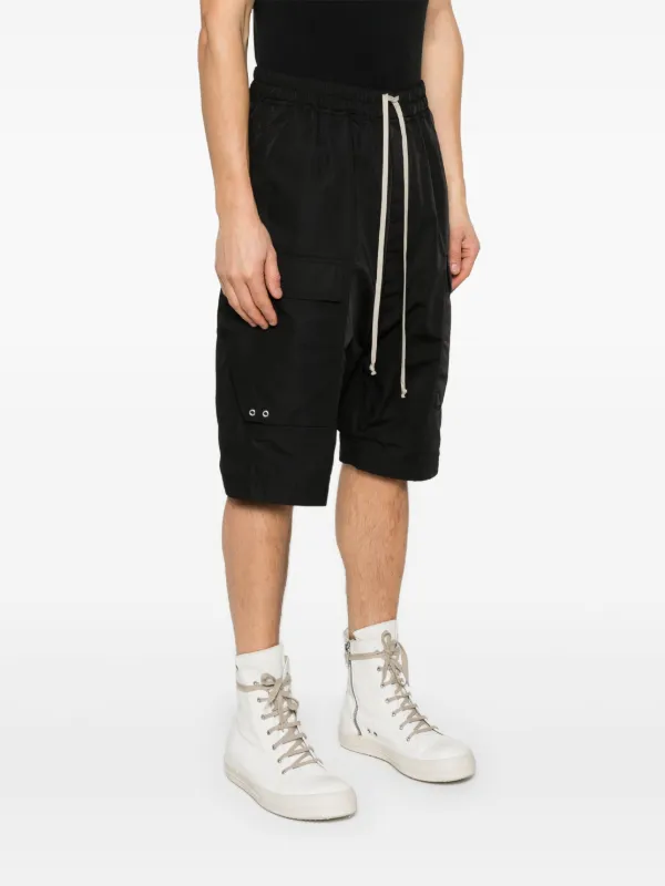 Rick Owens Cargo Pods Shorts | Black | FARFETCH CA