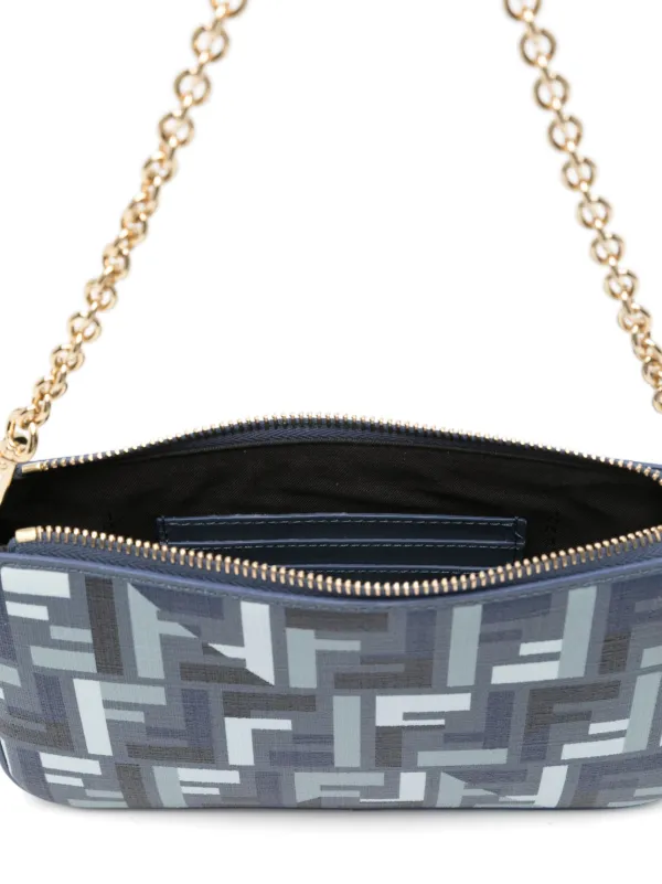 FENDI バゲット クラッチバッグ | ブルー | FARFETCH JP