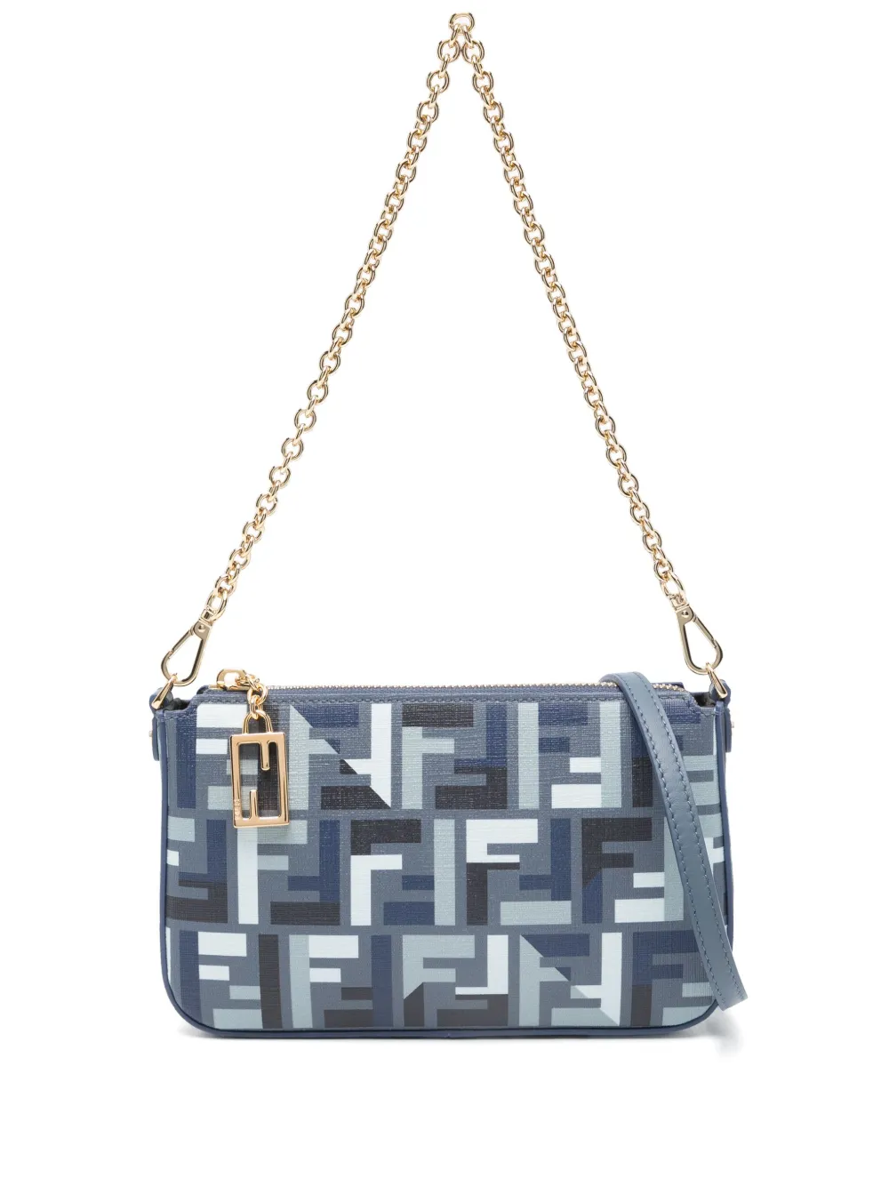 FENDI Clutch in Baguetteform | Blau | Image 1