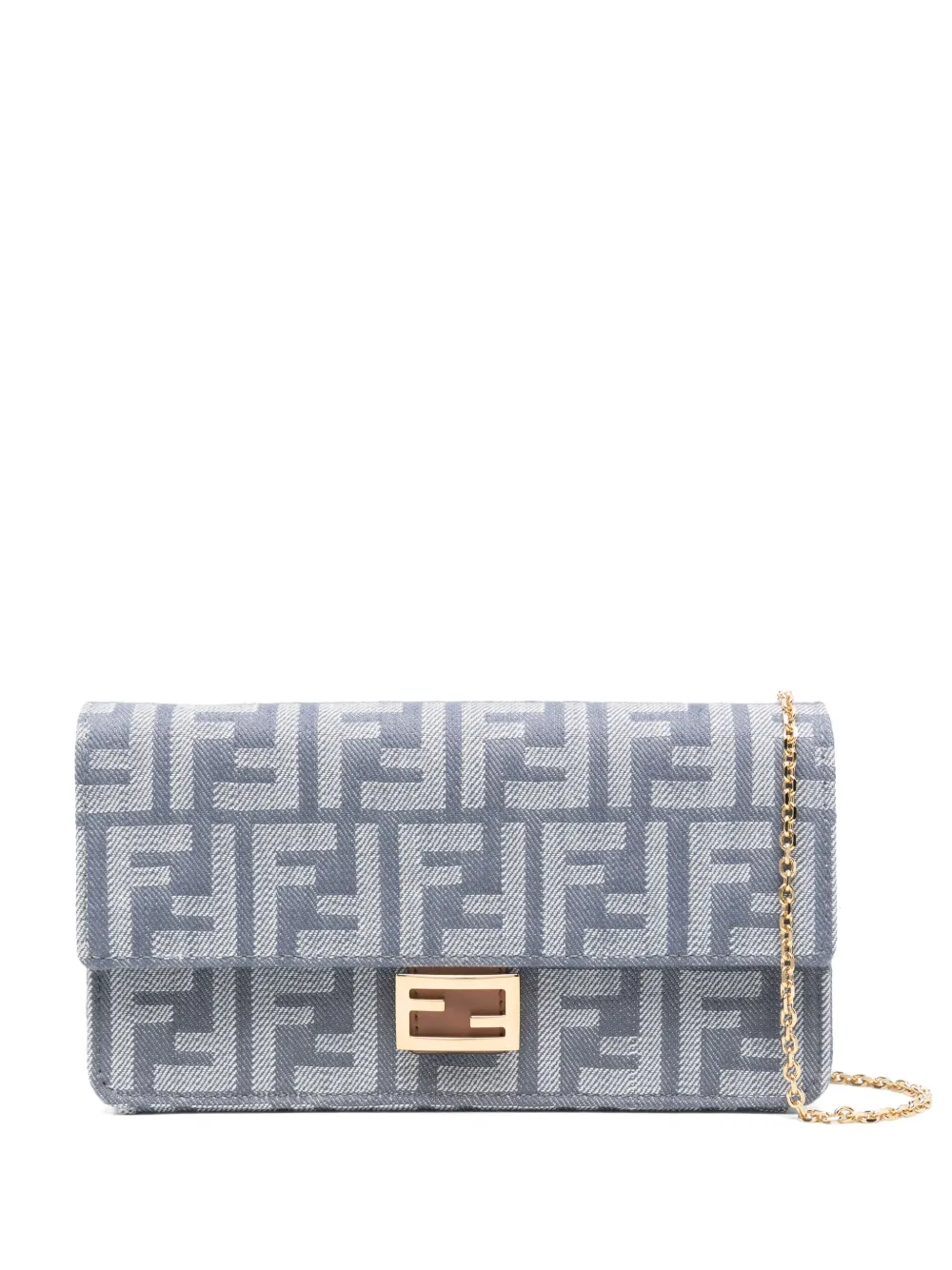 FENDI Canvas-Mini-Tasche mit FF | Blau | Image 1
