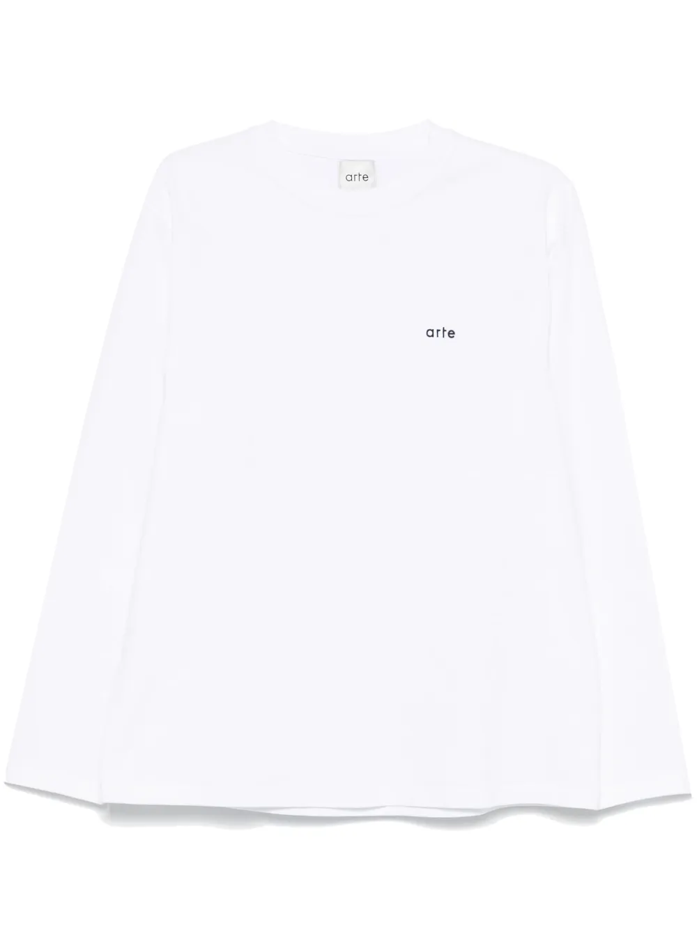 Arte Antwerp T-shirt met geborduurd logo Wit