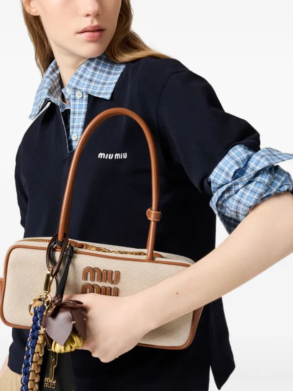 Miu Miu Beau Tote Bag | Neutrals | FARFETCH