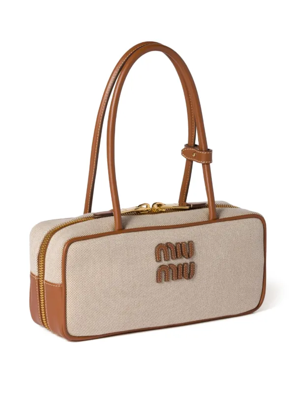 Miu Miu Beau Tote Bag | Neutrals | FARFETCH