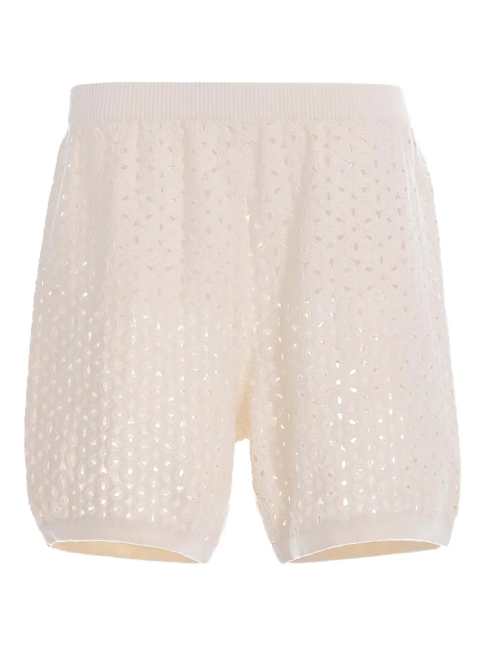 Agua Bendita Shorts sartoriali con occhielli - Toni neutri