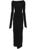 Marc Le Bihan textured maxi dress - Black