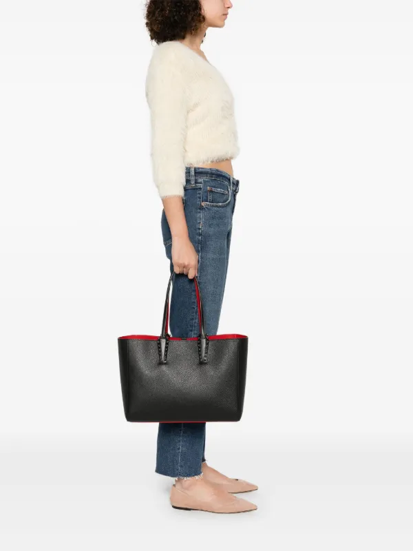 Christian Louboutin Cabata Small Tote Bag | Black | FARFETCH CA