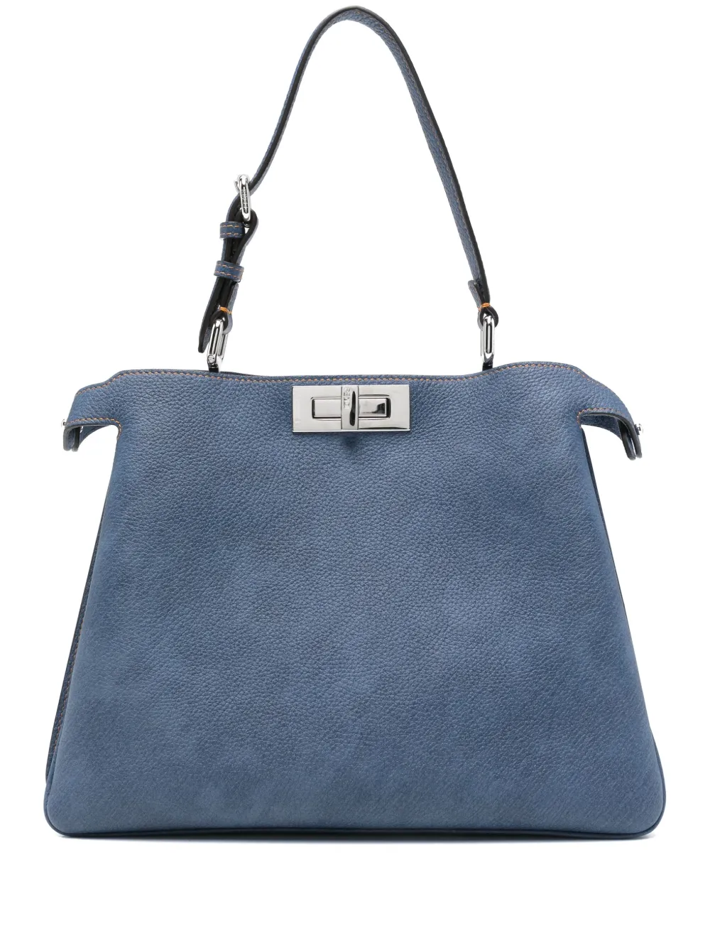 FENDI Peekaboo Soft medium tas met handgreep Blauw