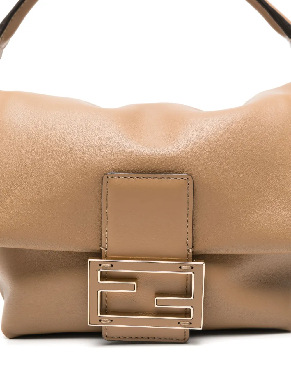 FENDI Kleine Mamma Baguette shopper Bruin