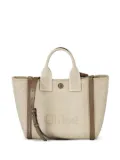 Chloé small canvas tote bag - Neutrals