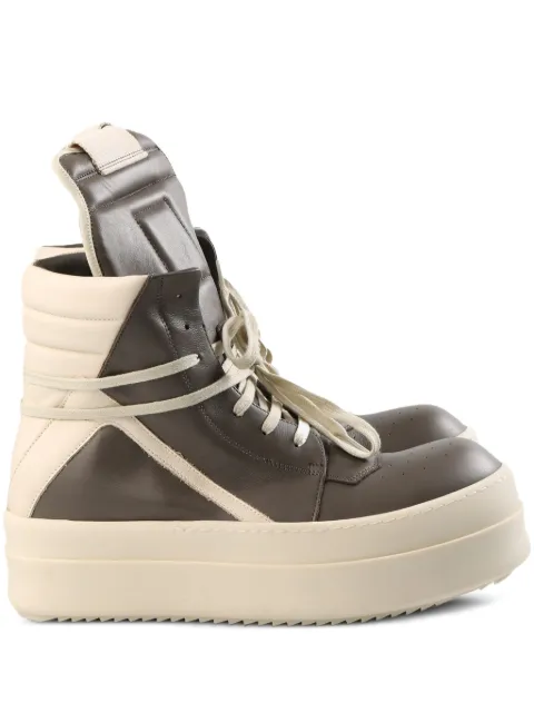 Rick Owens suede hi-top sneakers