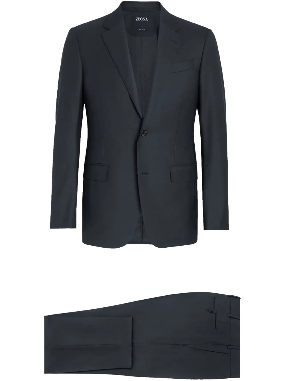 Zegna traje con botones | azul | Image 1