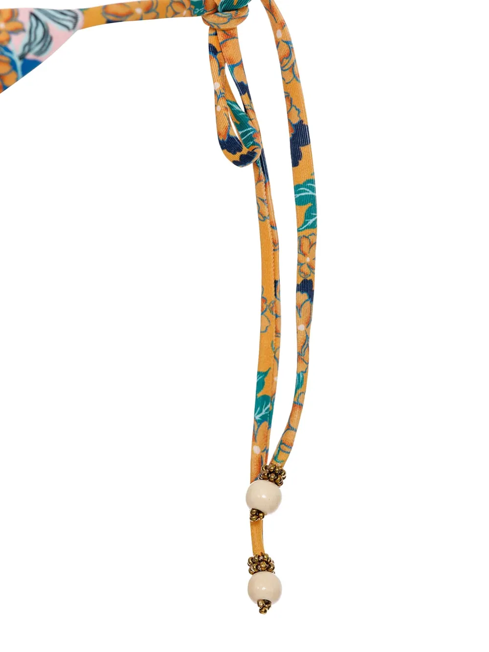 Agua Bendita Alegria Patchwork-print Bikini Bottoms In Multi