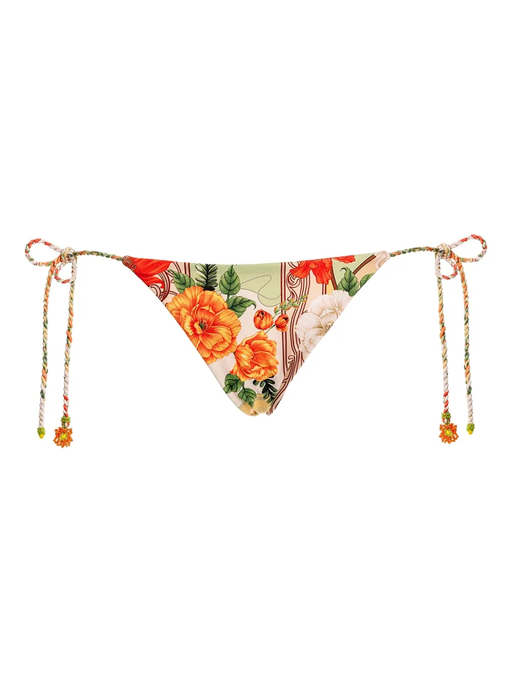 Agua Bendita Slip bikini Alegria a fiori - Toni neutri