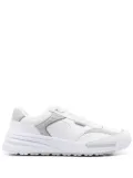 Ea7 Emporio Armani perforated sneakers - White