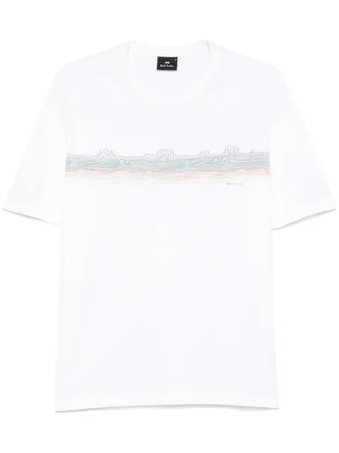 PS Paul Smith Desert Stripe-print T-shirt