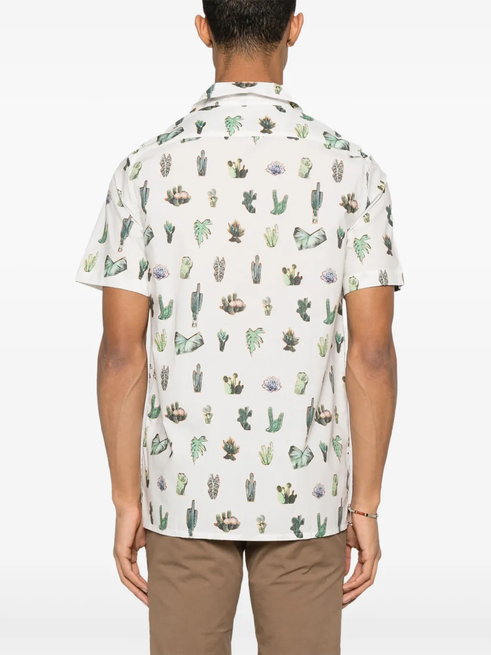 PS Paul Smith Prickly Pear overhemd met print Wit